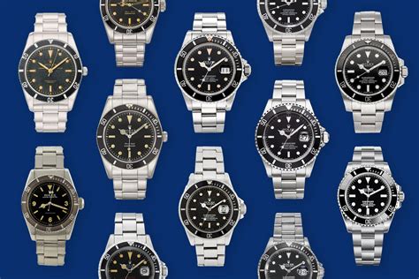 how many rolex submariners are there|list of rolex submariner models.